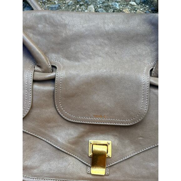 Proenza Schouler PS1 Keep All Taupe Satchel Italy Mushroom Taupe - Picture 3 of 11